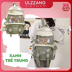 Balo nữ đi học thời trang Ulzzang Hàn Quốc, cặp sách đẹp hàng cao cấp dễ thương, túi xách sinh viên học sinh chống nước