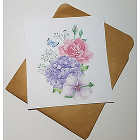 Thiệp phong cách Vintage card quà cám ơn ,chúc mừng sinh nhật và giử tặng người thân yêu.