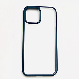 Ốp lưng cho iPhone 13 hiệu Rock Guard Hybrid Glass Pc viền màu chống sốc - Hàng nhập khẩu