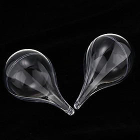 5pcs Clear Fillable Acrylic Drop Candy Box   Bauble Ball Tree Ornament