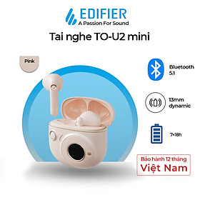 Mua Tai nghe bluetooth Edifier To-u2 mini Hiển thị màn hình OLED Dynamic driver Pin 24 giờ Game mode - Hàng chính hãng