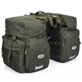 Túi đựng đồ, 50 lít gắn yên sau xe đạp, không thấm nước, có nắp che mưa