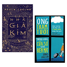 Combo 2 Cuốn Sách Văn Học Hay Nhất: Ông Trăm Tuổi Trèo Qua Cửa Sổ Và Biến Mất (Tái Bản) + Nhà Giả Kim / Tặng Kèm Bookmark Happy Life