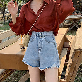 Quần Short Jean Nữ Phong Cách Hàn Quốc, Quần Sooc Nữ Cá Tính