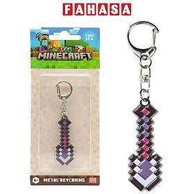 Móc Khóa Minecraft Bằng Kim Loại Mẫu 4 - Mojang Studios SHO/MC6010