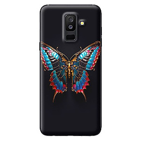 Ốp lưng cho Samsung Galaxy A6 Plus 2018 bướm màu sắc 1 - Hàng chính hãng