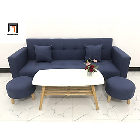 Mua Combo bàn ghế sa lông phòng khách xanh dương đậm nhiều kích cỡ