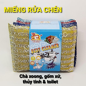 Mua COMBO 4 MIẾNG RỬA CHÉN CHÙI XOONG THỦY TINH GỐM XỨ