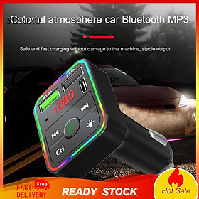 *QXDZ* 12V/24V Universal Dual USB Bluetooth 5.0 FM Transmitter MP3 Music Player Fast Charging Charger for Car Auto