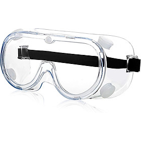Kính bảo hộ - kính bảo hộ lao động kính chống sương mù chống nước bọt kính nhìn toàn cảnh kính bảo hộ cho người đeo kính Trong suốt