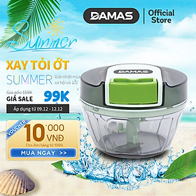 Mua Dụng Cụ Băm Rau Củ Quả   Xay Tỏi Ớt   Xay Thịt Cầm Tay DAMAS Quick Chopper A397 - Hàng chính hãng