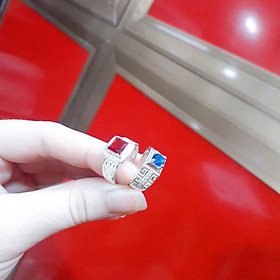 Nhẫn bạc cho bé trai đính đá cao cấp YN JEWELRY