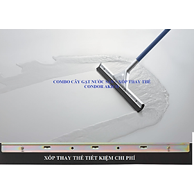Mua Combo Cây gạt nước sàn cao cấp + 1 Xốp thay thế CONDOR- Made in JP