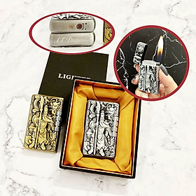Mua Bật Lửa Hột Quẹt Dupont Hình Quan Công Đồng M17 (S.T. DUPONT) - Xài ga