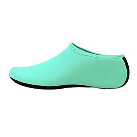 Khí lặn nhẹ nhàng thở dài mùa hè Summer Quick Louving Long Socks Không trượt nước Bãi biển Bãi biển Bãi biển Bare Foot Skin Giày da Color: Lake Blue Shoe Size: XS