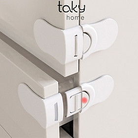 Mua Chốt Khóa Tủ Kéo  Chốt Khóa Bảo Vệ An Toàn Cho Bé - Khóa Chốt An Toàn Tủ  Sử Dụng Miếng Dán Chắc Chắn  Tiện Dụng Trong Gia Đình. TakyHome 3110