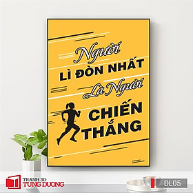 Tranh Canvas động lực văn phòng câu nói slogan truyền cảm hứng, tranh canvas trang trí DL02