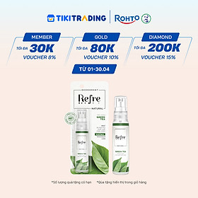 Xịt khử mùi chiết xuất thiên nhiên Refre Natural Green Tea Hương Trà Xanh (30ml)