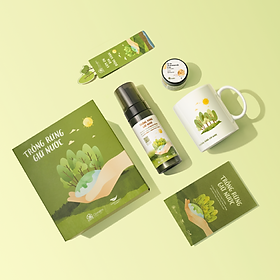 Set Hộp Quà Trồng Rừng Giữ Nước Cỏ Mềm