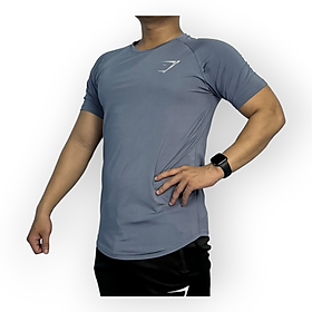 Áo nam tập gym thể thao DO GYM SHOP thun lạnh 4 chiều không xù lông AGTN81