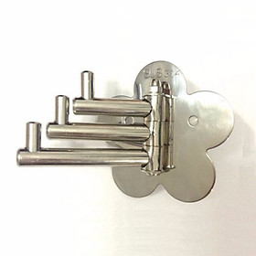Mua Móc 3 chấu hoa  chất liệu Inox 304 cao cấp  siêu bền  tiện lợi  lắp đặt dễ dàng