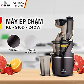 Hình ảnh Máy ép chậm trái cây Kieler KL-916D 0.45L Máy ép hoa quả hàng chính hãng Đức công suất mạnh 240W giữ nguyên dưỡng chất Vitamin