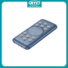 Mua Pin sạc dự phòng Wireless Remax RPP-203 10000mAh 2 Inputs 3 Output  PD 18W  QC 22.5W  sạc không dây 15W (Xanh) - Hàng Chính Hãng