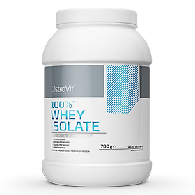Chính hãng Whey Protein Isolate Ostrovit 2.3KG  Bổ sung 25g Protein, 14g EAA, 6g BCAA  Hỗ Trợ Xây Dựng Cơ Bắp  Nhập khẩu Ba Lan - Dâu rừng - 700g