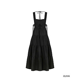 Đầm Maxi Đan Dây Cổ U NAPUBEE Thiết Kế Đi Chơi, Dự Tiệc OLIVIA DRESS