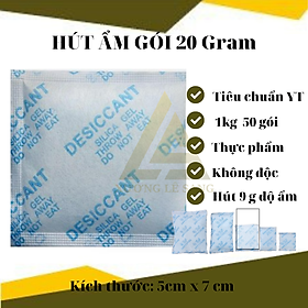 Mua 1kg Gói hút ẩm sililcagel đủ size