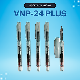 Bút Máy Vinaplus VNP-24 PLUS Vỏ Trong Suốt Chất Lượng Cao/EF Chất - Bút máy học sinh