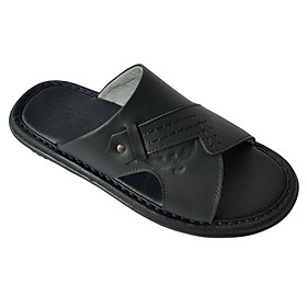 Dép Nam BIGGBEN May Viền Da Bò Thật Cao Cấp DN323