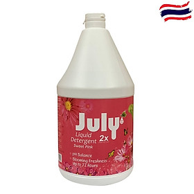 Nước Giặt Xả July 2X Sweet Pink - 3500ml Hồng