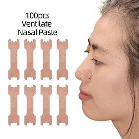 Miếng Dán Mũi Chống Ngáy Dễ Thở - Be (100 Cái)