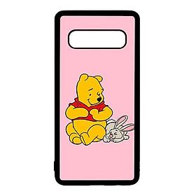 Ốp lưng điện thoại dành cho Samsung S10 Plus Gấu Pooh