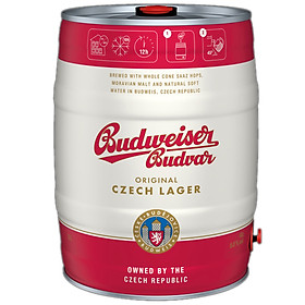 Bia Bom Budweiser Budvar (5L / Bom)