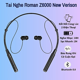 Mua Tai nghe nhét tai không dây cao cấp bluetooth v 4.1 Roman z6000   hỗ trợ rung khi có cuộc gọi - Hàng Nhập Khẩu