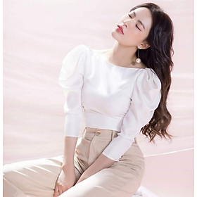 Áo kiểu Eliz tay phồng sang trọng