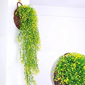 Mua Chùm dây hoa treo tường trang trí nhà cửa  dây hoa giả dài 85cm