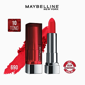 Son Lì Mịn Môi Không Khô Môi Maybelline New York Color Sensational The Creamy Mattes Lipstick 3.9g