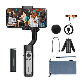 Gimbal Tay cầm chống rung tích hợp micro không dây cho smartphone cao cấp Hohem ISteady X Vlogger Kit - Hàng nhập khẩu