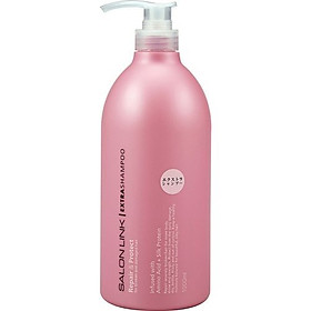 Dầu Gội Salon Link Extra Phục Hồi Tóc Nhật Bản 1000ml (Màu Hồng Nhạt) - Dành Cho Tóc Thường