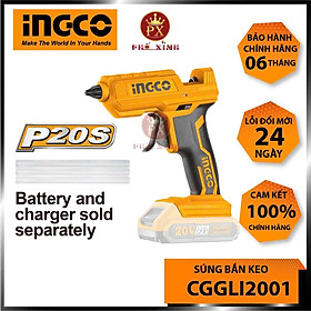 Súng bắn keo dùng pin Lithium 20V Ingco CGGLI2001 ( không kèm pin và sạc )