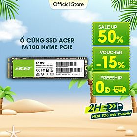 Mua Ổ cứng SSD Acer FA100 M2 NVMe PCIe Gen3 128GB - 2TB - Hàng chính hãng