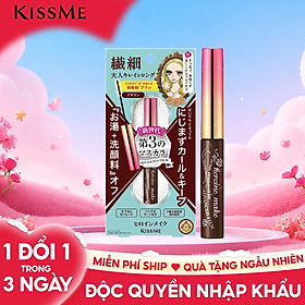 Mascara Màng Film Không Trôi Chải Tơi Và Dày Rậm Làn Mi Mỏng Kissme Heroine Make (Màu Nâu)