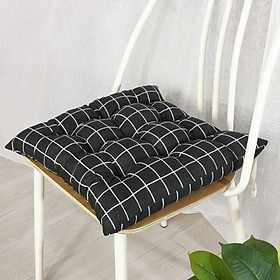 Mua Đệm Ngồi Bệt Size Lớn Thêu Vi Tính  đệm lót ghế Vuông (Bông Trắng Cực Êm) M1