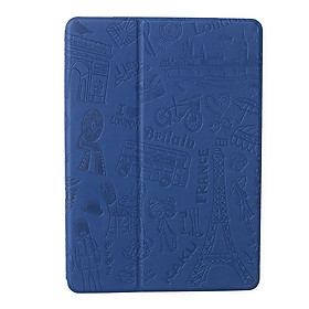 Bao da dành cho iPad 9.7inch 2018 Kaku Paris Style (Xanh ngọc)