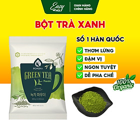 Bột Trà Xanh Pomona Green Tea Powder Nguyên Liệu Pha Chế Cà Phê Trà Xanh Đá xay Milk Foam Hàn Quốc 800g