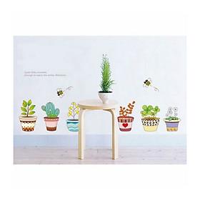 Decal Chậu Hoa PK173