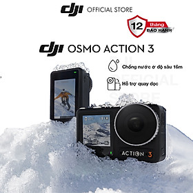 Mua Camera hành động DJI Osmo Action 3 máy quay hành trình 4K 120fps  góc siêu rộng  hoạt động tốt nhiệt độ thấp (DJI OA 3) - Hàng chính hãng